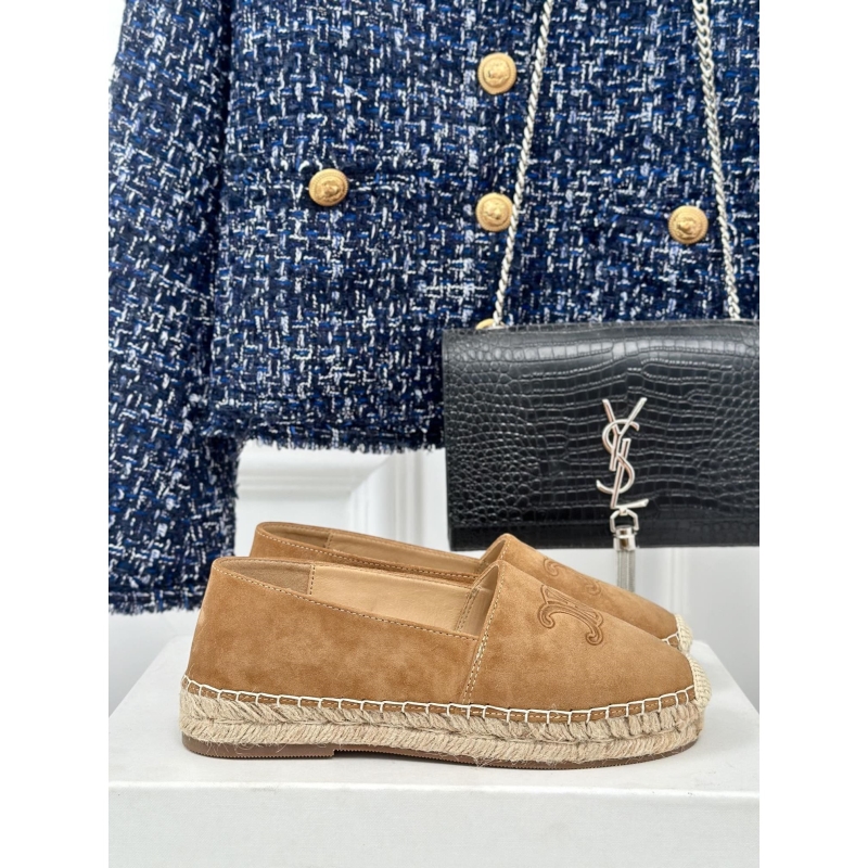 Ch*el leather shoes